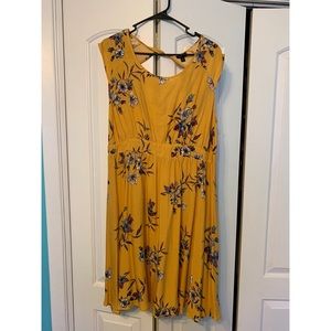 Yellow Floral Dress